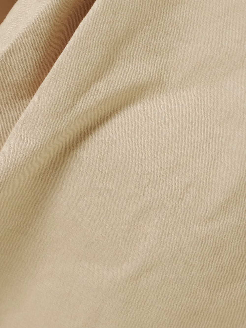 DEIJI STUDIOS Beige Tie Detailed Slub Bottom Pants - Picture 3 of 5
